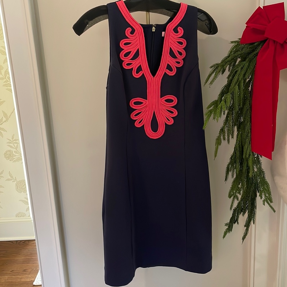 Lily Pulitzer blue and pink dress size small
